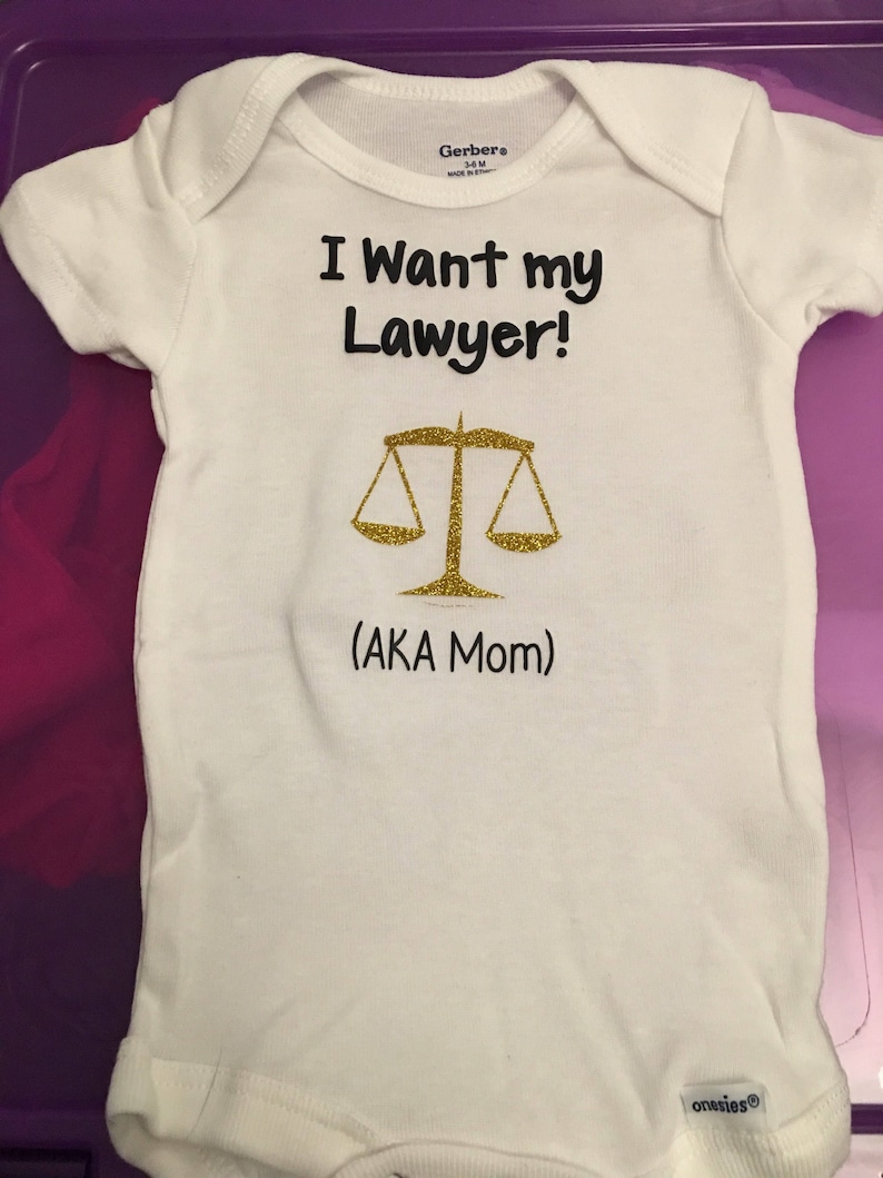 Lawyer Baby Shower Gift Pack Bodysuits Etsy