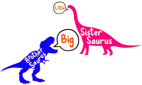 Download Big Brother Dino And Little Sister Dino Svg Etsy Yellowimages Mockups
