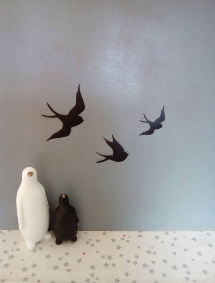 stickers Oiseaux Noirs