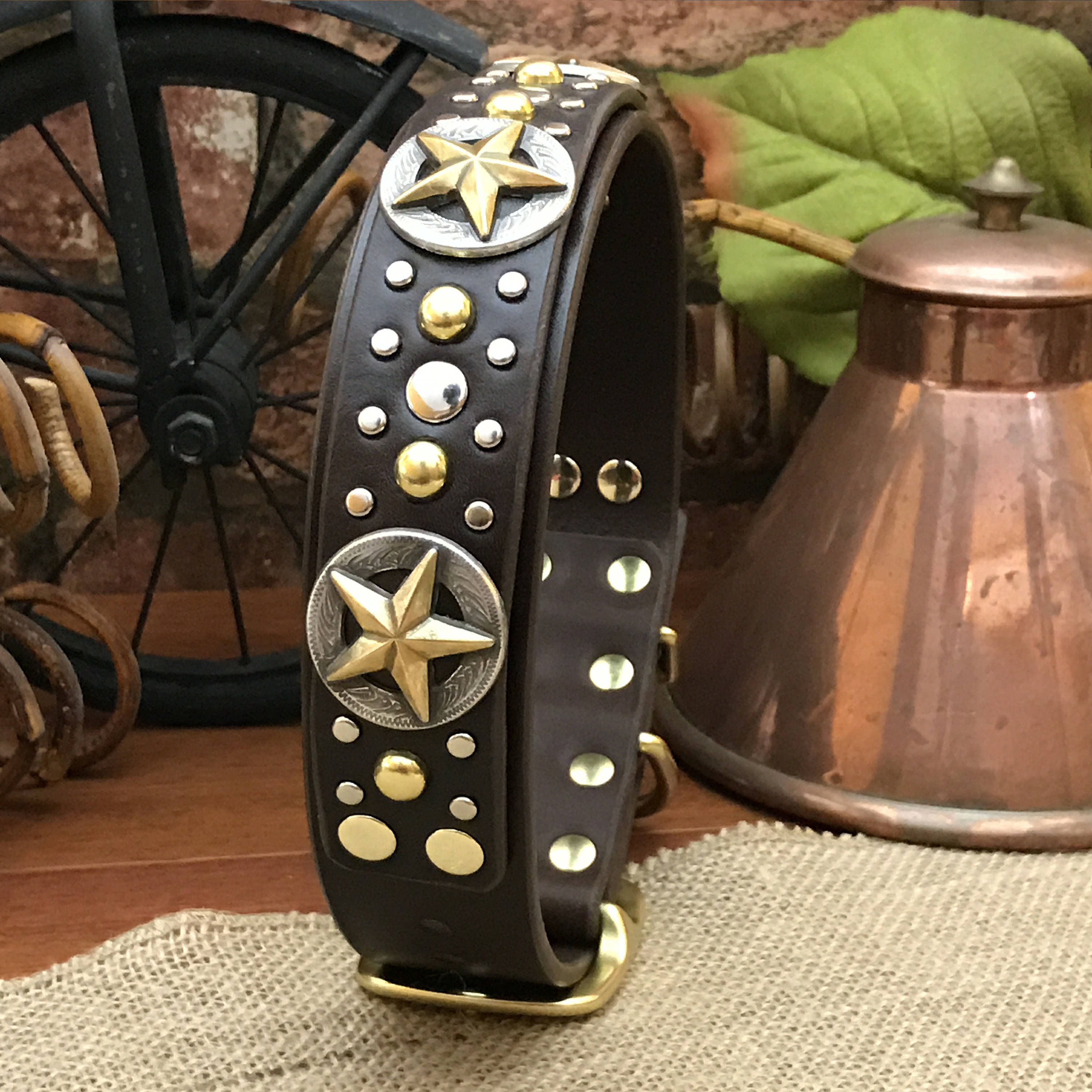 Cowboy decor top dog collars