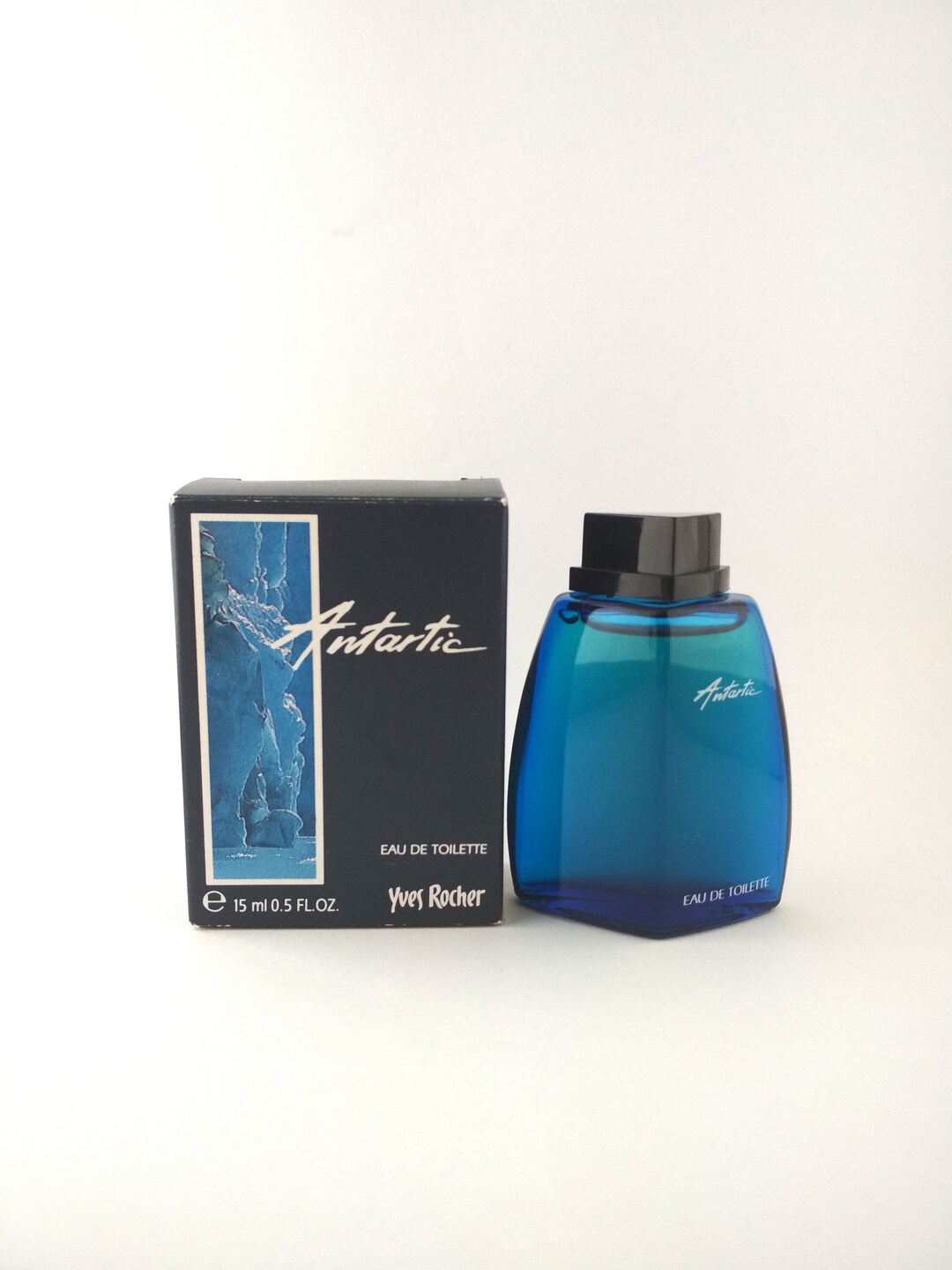 Vintage Mini Perfume Yves Rocher Antartic 15 Ml 0.5 Oz Eau De