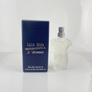 Luis Anna Modonna L'Homme Vintage Mini Perfume Bottle 4 ml 0.13 oz Eau de Toilette Miniature