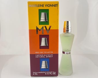 Madelaine Vionnet Vintage Mini Perfume Feminino 4 ml 0,13 oz Eau de Toilette Miniatura