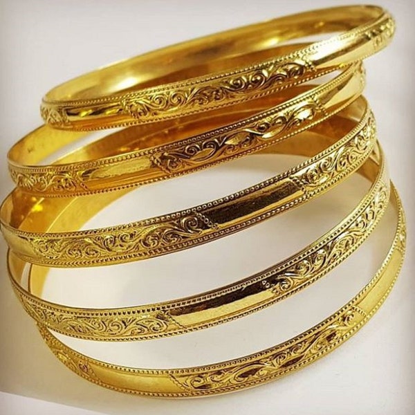 Gold Moroccan bracelet