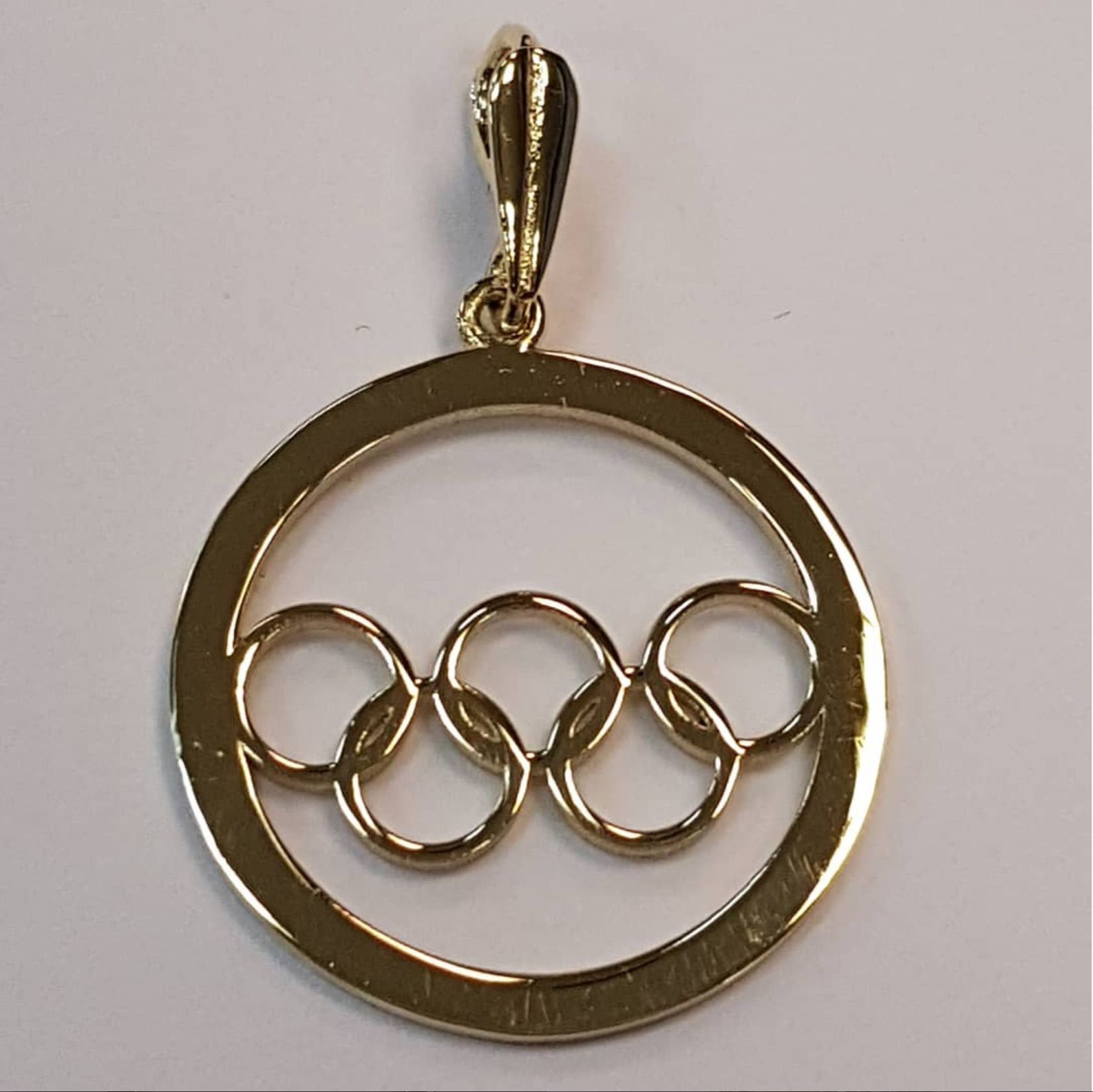 Olympic Games Symbol Rings Pendant And Necklace All Made Etsy