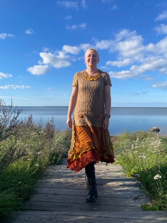 Upcycled Romantic Dress