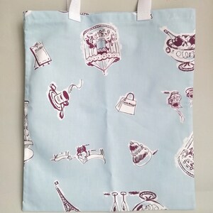 Tote bag ou sac cabas motif Paris image 3