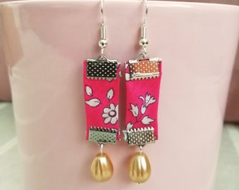 Pendientes rosa Liberty