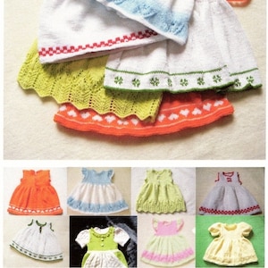 Knitting pattern dress variations Gr. 62-80