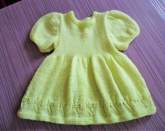 hand knitted summer dress size 62