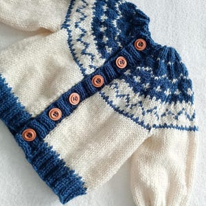 handgestricktes Baby-Set ,Jacke, Mütze  Gr. 68/74