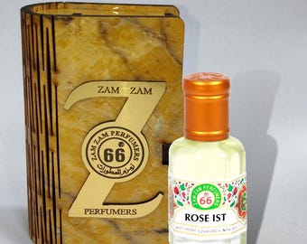 Aceite de perfume floral sin alcohol Rose Oudh Attar