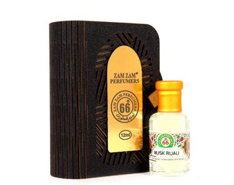 Musk Rijali Attar Perfume Oil | Musky Lavender Oudh, Unisex