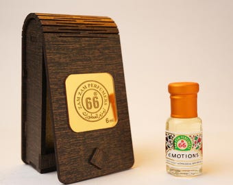 Emotions Attar / Aceite de perfume unisex de lujo / Fragancia sin alcohol de larga duración (6 ml, 12 ml)