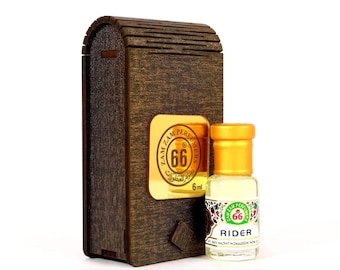 Rider Attar / Aceite de perfume premium de larga duración / Fragancia unisex sin alcohol "Bold Attitude" (6 ml, 12 ml)