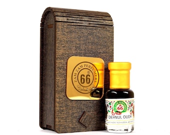 Dehnuloodh 60 No Attar / Aceite de perfume de oud especial para invierno / Aceite de perfume unisex sin alcohol de larga duración (6 ml, 12 ml)