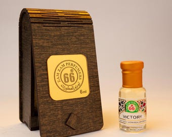 Victory Attar / Aceite de perfume cítrico fresco / Fragancia unisex sin alcohol de larga duración (6 ml, 12 ml)