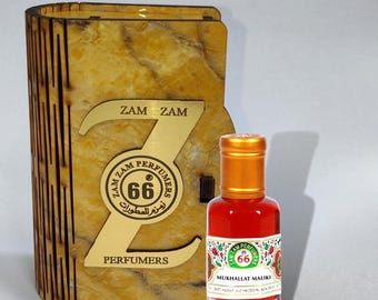 Aceite de perfume Mukhallat Maliki / Aceite de perfume Royal Oriental / Aceite unisex de larga duración sin alcohol (6 ml, 12 ml)