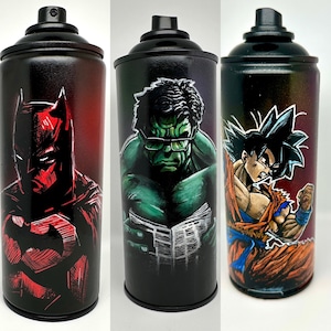 Pintura en spray decorativa reciclada.