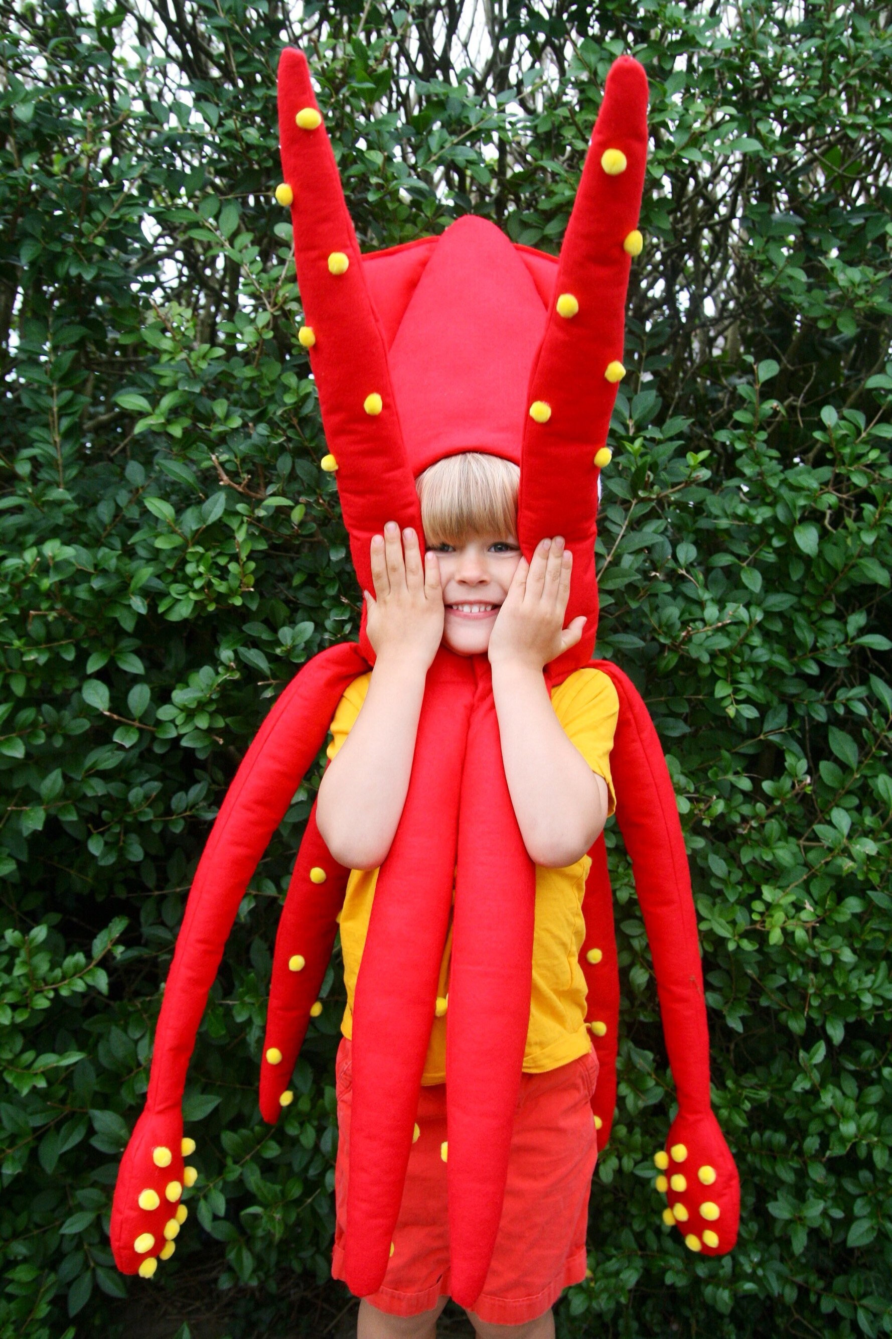 Squid Costume FREE POSTAGE Kids Dress Up Halloween Giant | Etsy