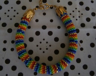 Bracelet in rock beads
