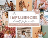 15 Desktop Lightroom Presets, Travel Presets Blogger, Bright Presets, Summer Presets, Instagram Influencer, Best Blogger Presets