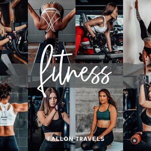 5 Fitness Mobile Lightroom Presets & Desktop, Gym Lifestyle Photo Editing Filter for Instagram, Workout Masculine Blogger Moody Filter image 1