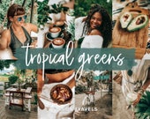 5 Tropical Mobile Lightroom Presets, Travel Photo Editing Preset for Instagram Influencer, Summer Preset for Bloggers, Bali Lightroom Preset