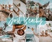 5 Beach Lightroom Mobile & Desktop Presets, Blue Water Photo Editing Filter for Summer Travel, Ocean Instagram Influencer Tropical Preset