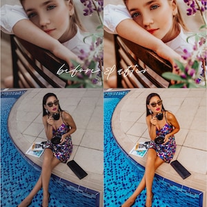 5 Color Pop Lightroom Presets Mobile & Desktop, Vibrant Rich Color Preset, Bright Bold Photo Editing Instagram Filter for Summer Travel 画像 2