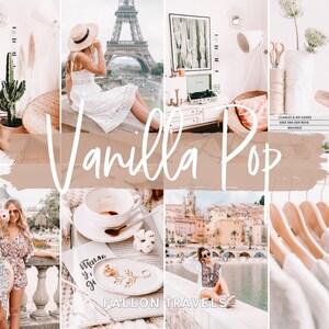 5 Vanilla Lightroom Mobile Presets Bright, Clean Photo Editing Filter for Instagram Influencer, Summer White VSCO Filter