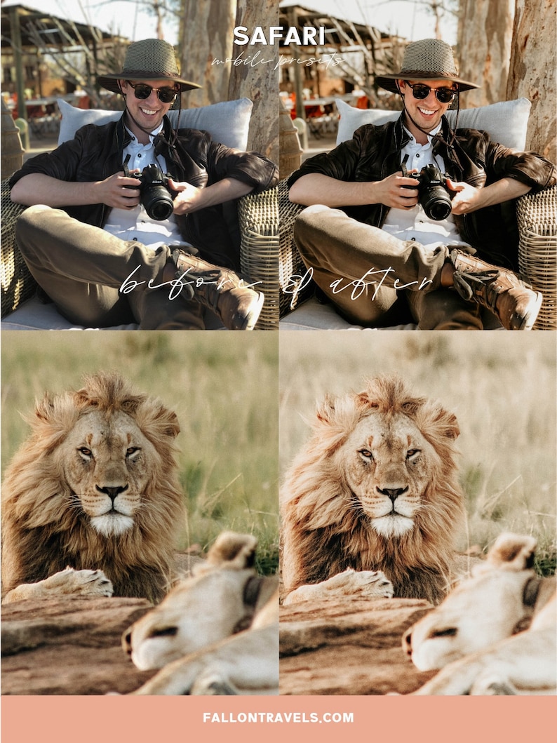 safari photography filters