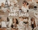 5 Nude Tone Presets Lightroom Mobile & Desktop, Minimal Beige Instagram Filter Warm, Creamy Brown Lifestyle Influencer Preset for Bloggers 