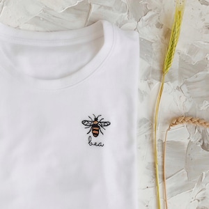 Bee embroidered sweatshirt clearance