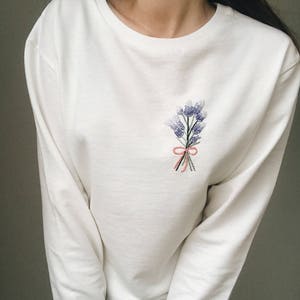lavender crewneck