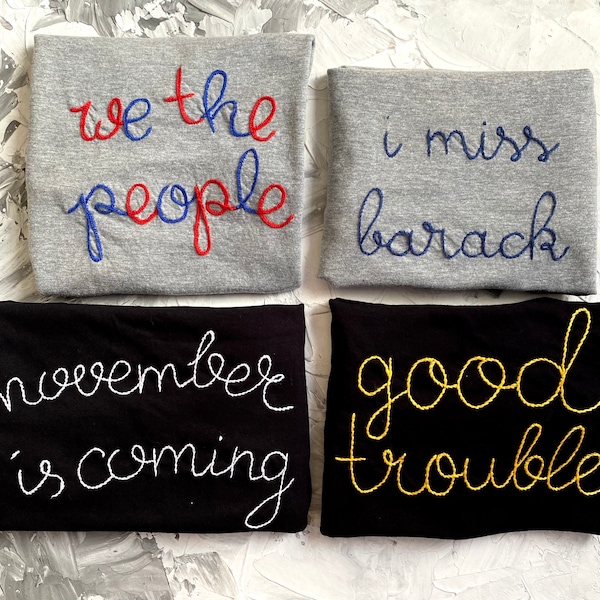 Embroidered Sweatshirt Etsy