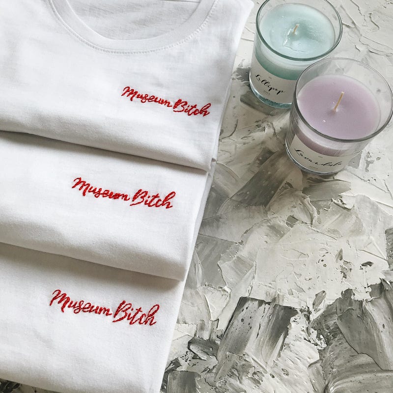 T-Shirt With Embroidery main image 1