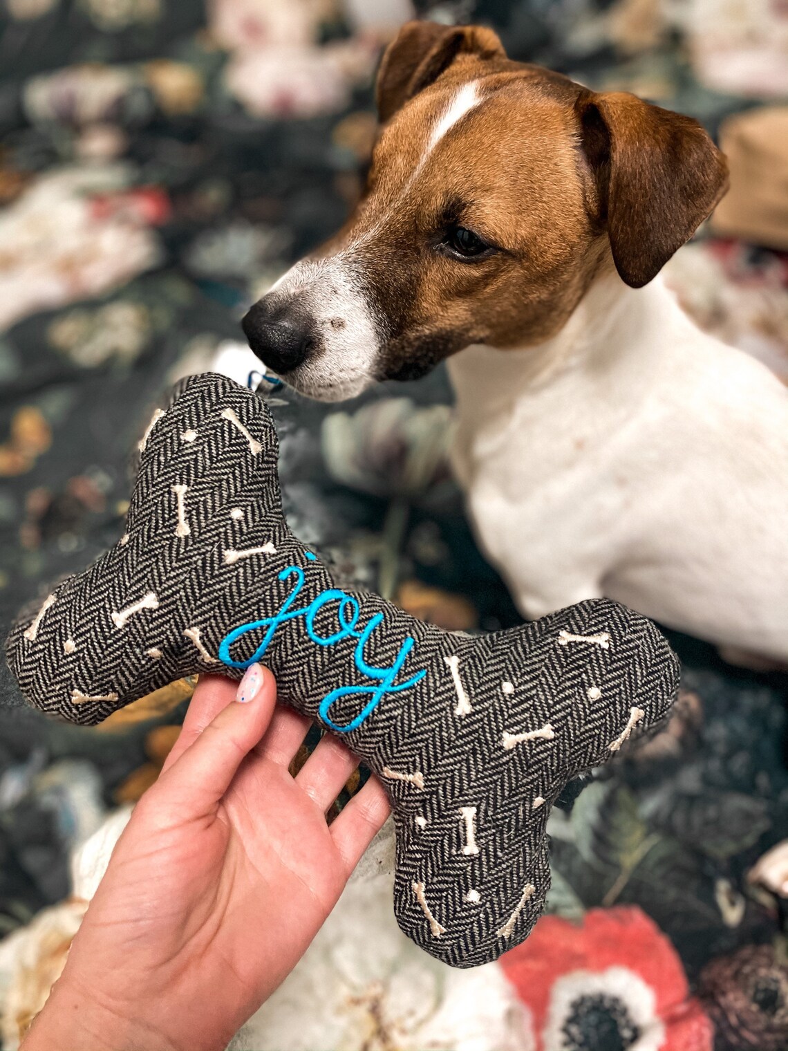 New Puppy Gift Personalized Dog Toy with Embroidered name Etsy