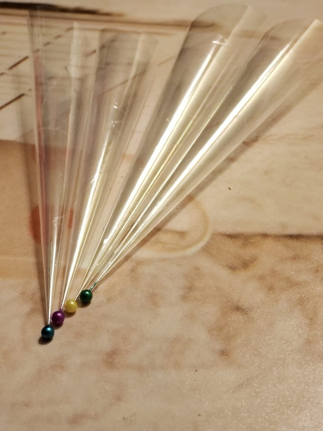 Rolled Cellophane Readytofillnseal Cones for Henna, Jagua, Acrylic