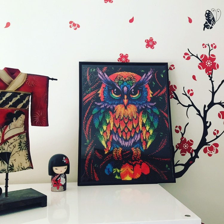 Diamond Painting Hibou