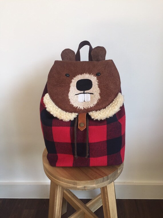 Drawstring Backpack Winter Woodland Rucksack