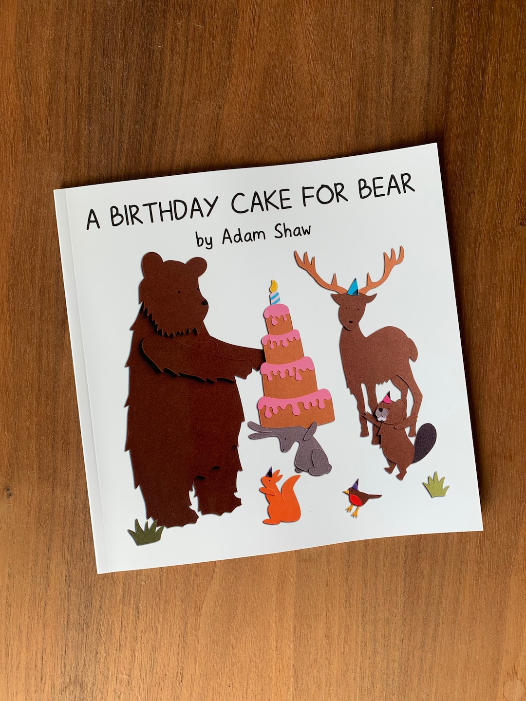 A Birthday Cake for Bear: Woodland Animal Story Book (recycled Book) - Etsy