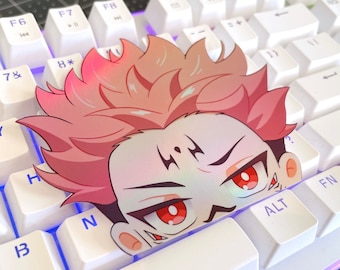 Sukuna Peeker Holographic Stickers