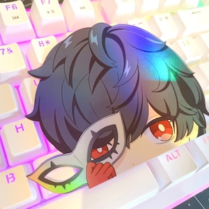 Joker Peeker Holographic Sticker | p5 stickers car decal