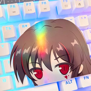 Akame Peeker Holographic Sticker | car decal
