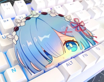 Rem Peeker Holographic Sticker | Rem stickers peekers computer decals