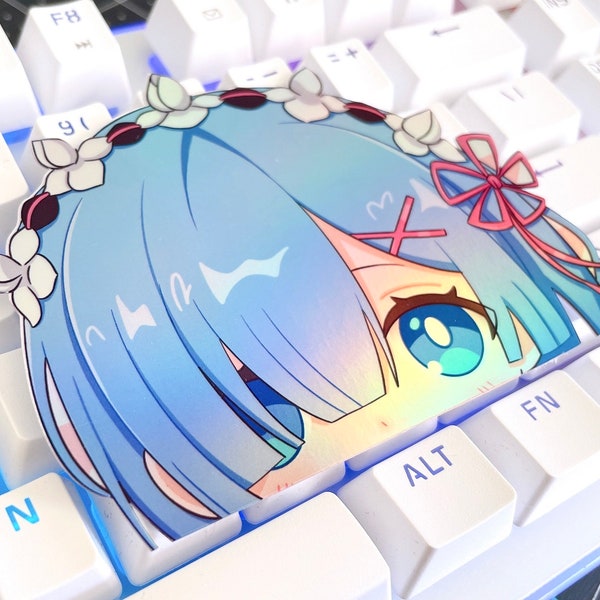 Rem Peeker holografische sticker | Remstickers, gluurders, computerstickers