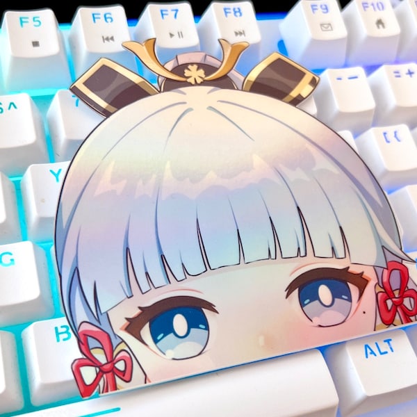Ayaka Peeker holografische sticker | Genshin Impact sticker-peeker | Ayaka sticker autosticker | genshin stickers peekers computerstickers