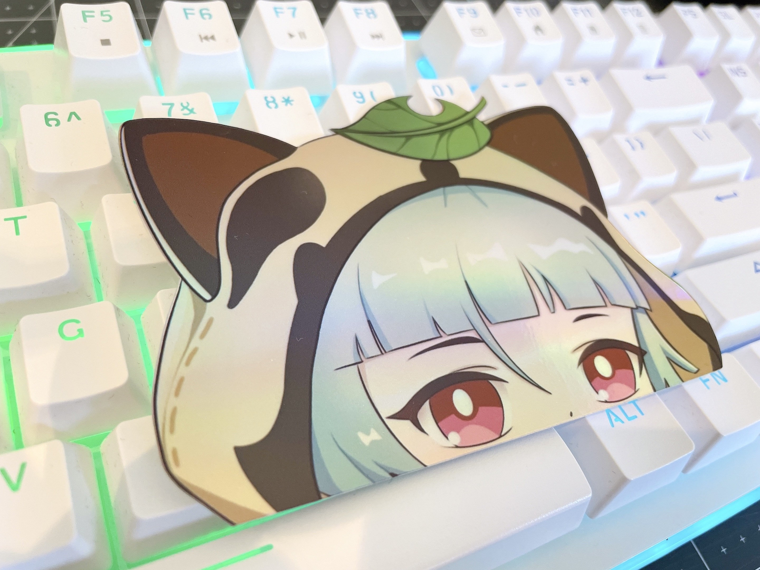 Sayu Peeker Holographic Sticker | Genshin Impact sticker peeker | Sayu sticker car decal | genshin stickers peekers computer decals