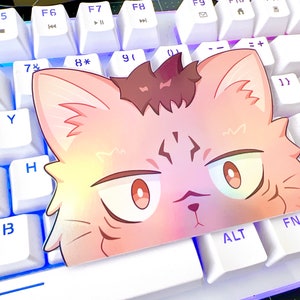 Sukuna Cat Sticker Peeker Stickers | Sukuna Gojo cat car decal computer decals